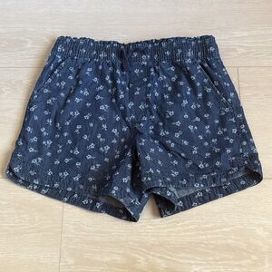 3/$10 GAP Dark Blue Floral Kids Shorts